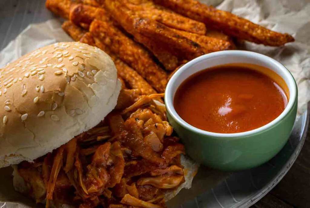 Slow Cooker Buffalo Chicken Sandwiches