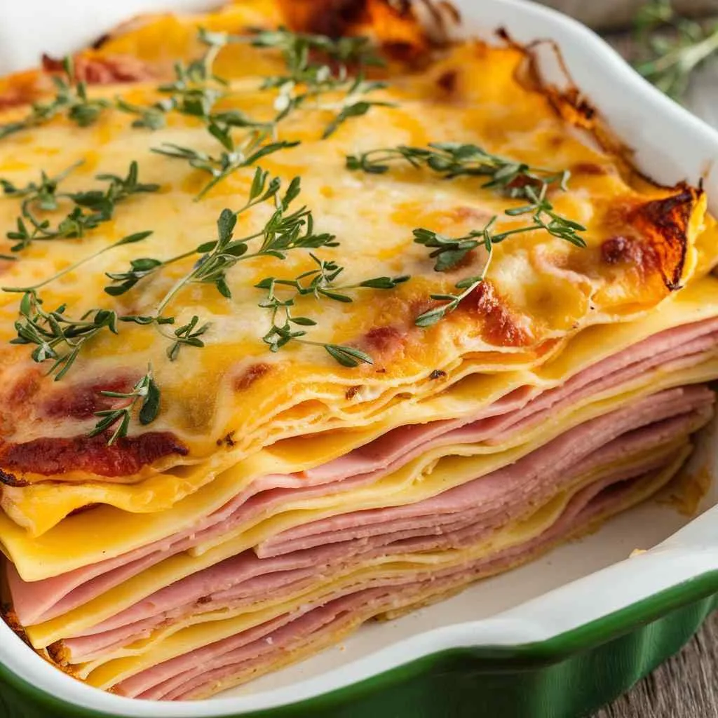 Ham And Cheese Breakfast Lasagna