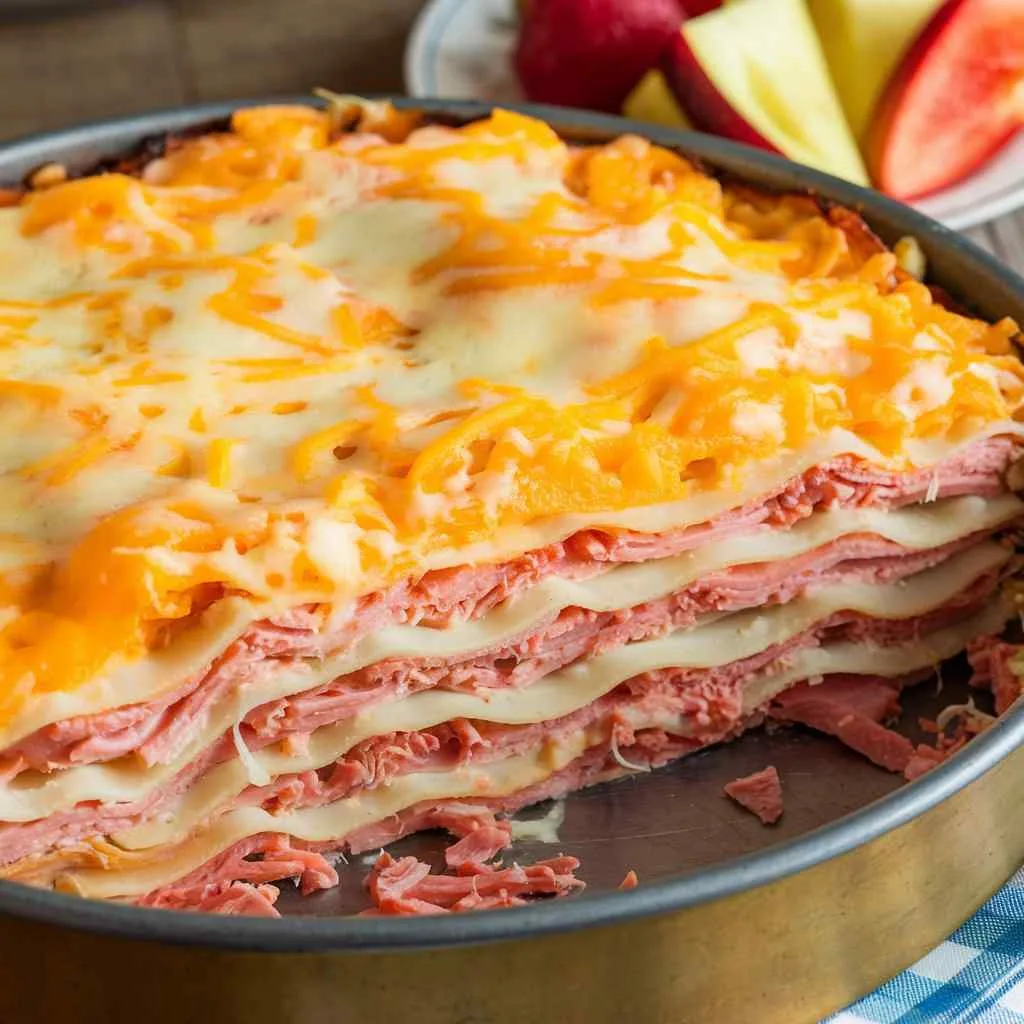 Ham And Cheese Breakfast Lasagna