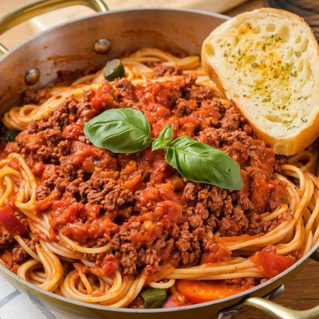 Easy Spaghetti Skillet Dinner