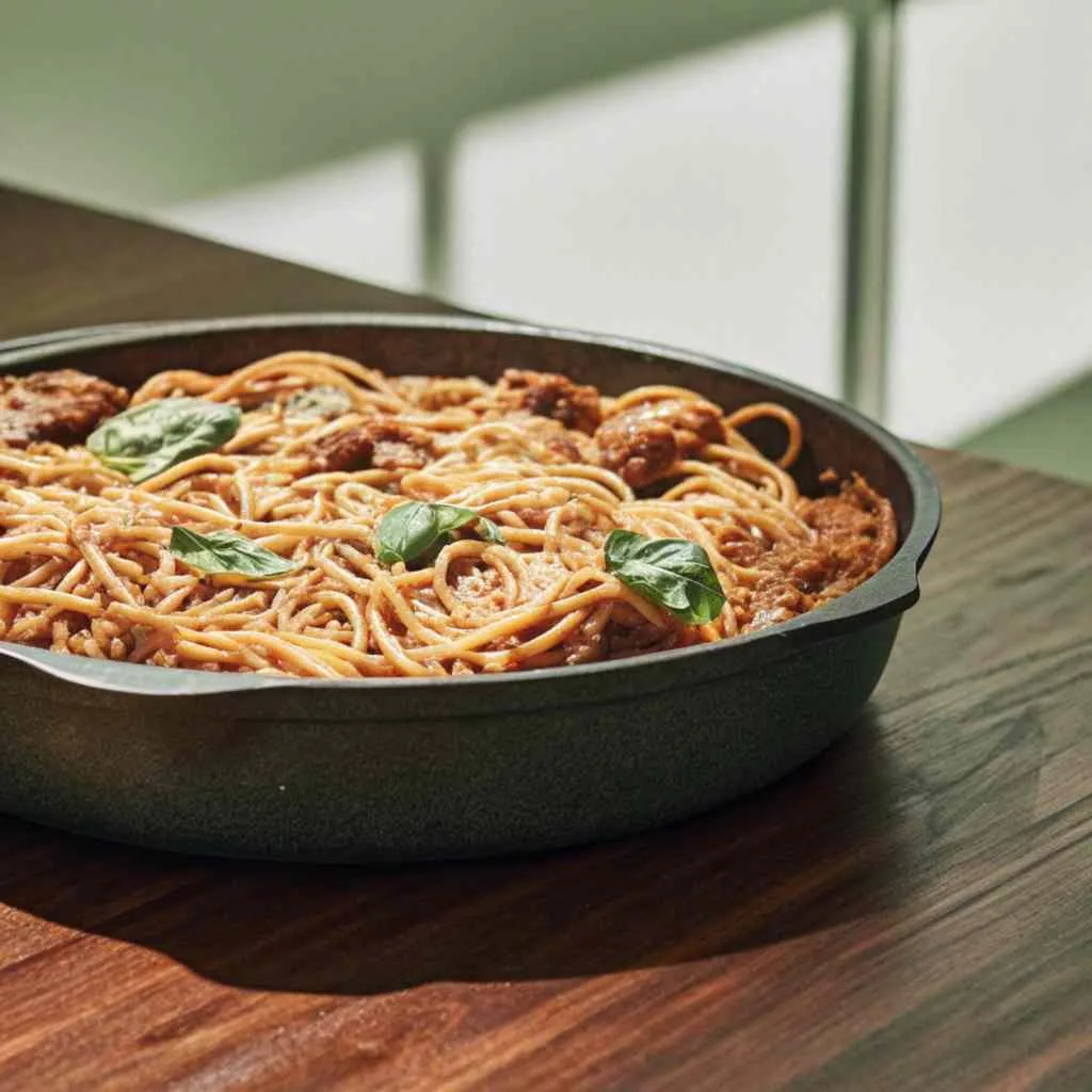Easy Spaghetti Skillet Dinner