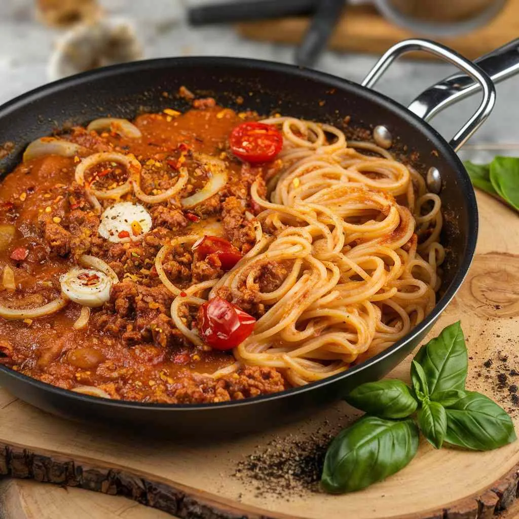 Easy Spaghetti Skillet Dinner