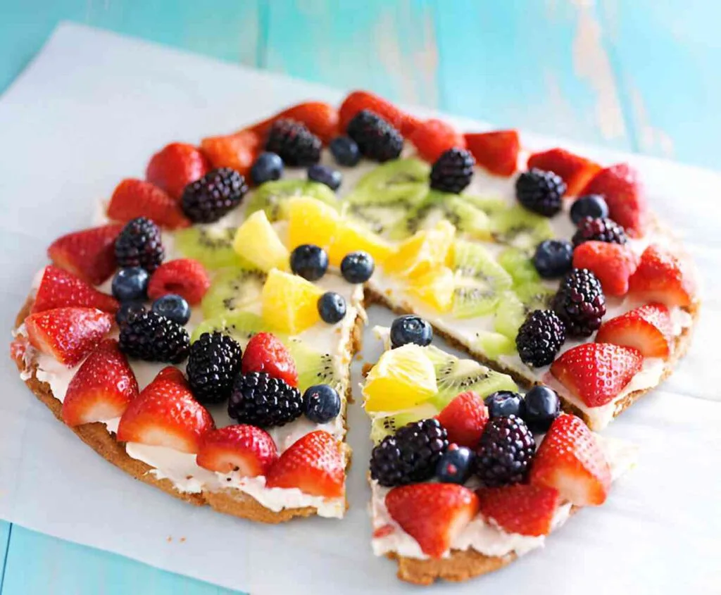 Sugar Cookie Fruit Pizza