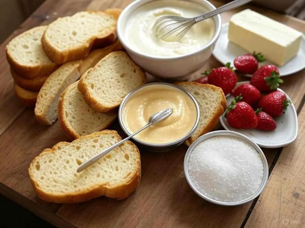 Creme Brulee Stuffed French Toast