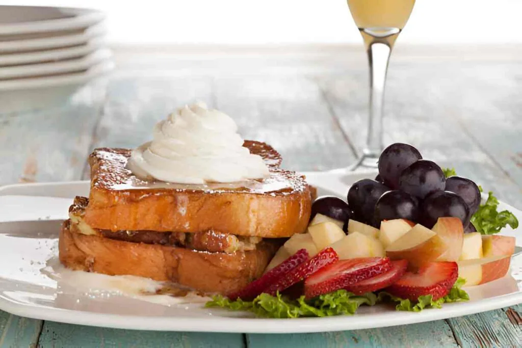 Creme Brulee Stuffed French Toast