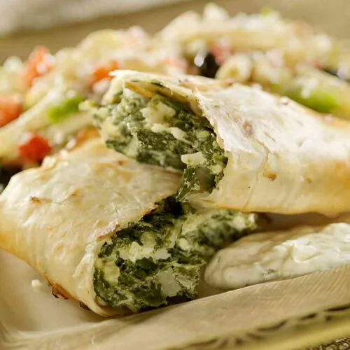 Starbucks Copycat Spinach Feta Wrap