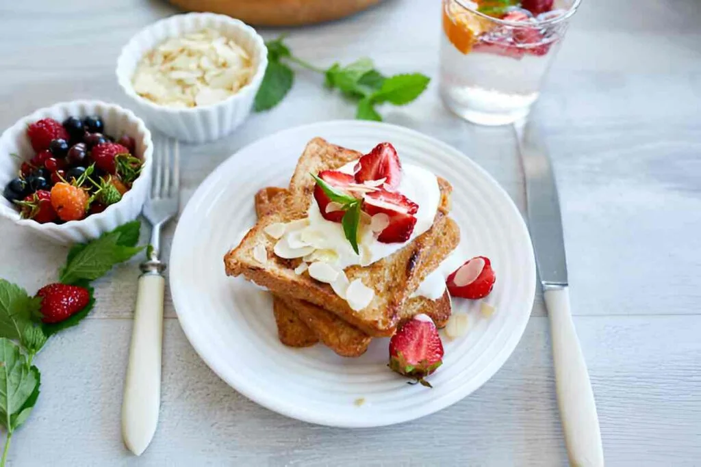 Creme Brulee Stuffed French Toast